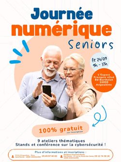 CCAS d'Angoulême - Journée Numérique Seniors Le 24 septembre 2026